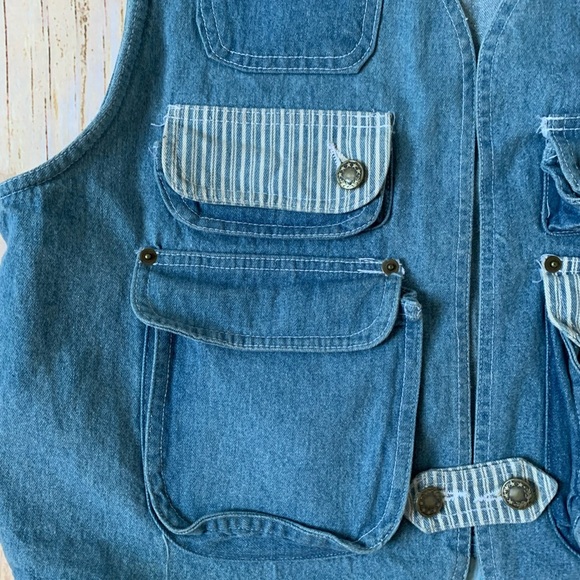 Vintage Northwest Blue Denim Vest - Picture 6 of 10